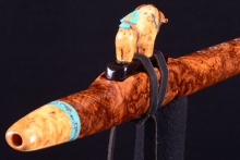Brazilian Rosewood Burl Native American Flute, Minor, Mid A-4, #H31L